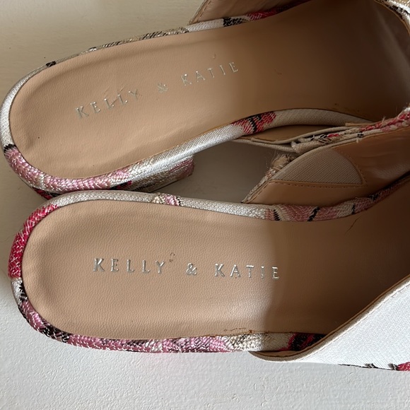 Kelly & Katie Amour Brocade Floral Slip On Mules Size 8 - Picture 7 of 10